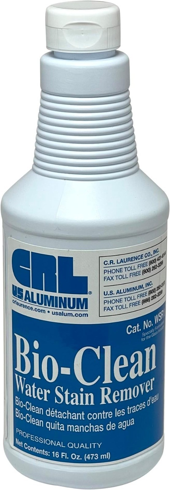 Water Stain Remover 16 oz Bio Clean Mineral Rust Soap Scum Glass Tile Shower