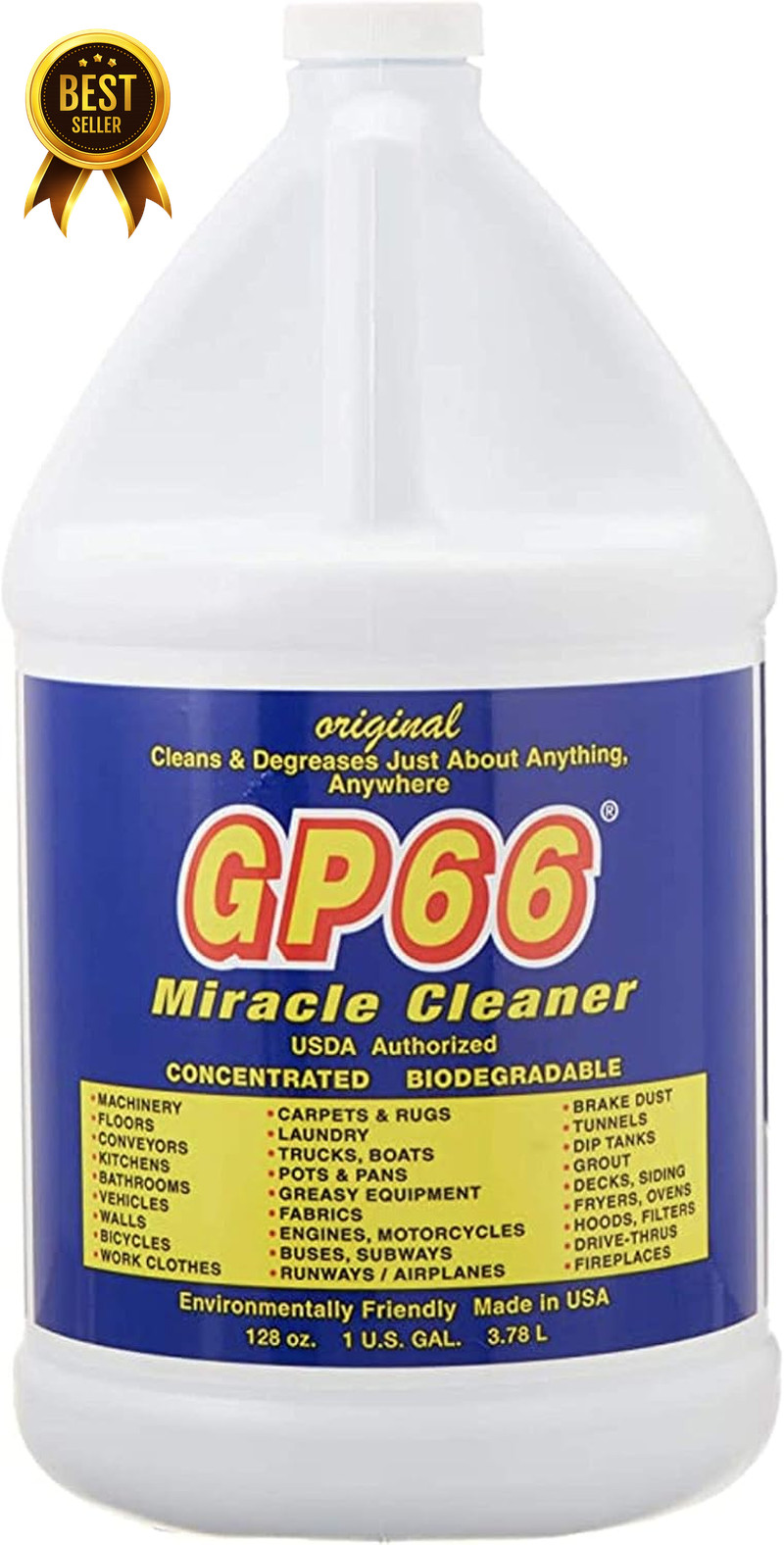 Heavy Duty All Purpose Cleaner 1 Gallon Multi Surface Cleaning Solution Made in
