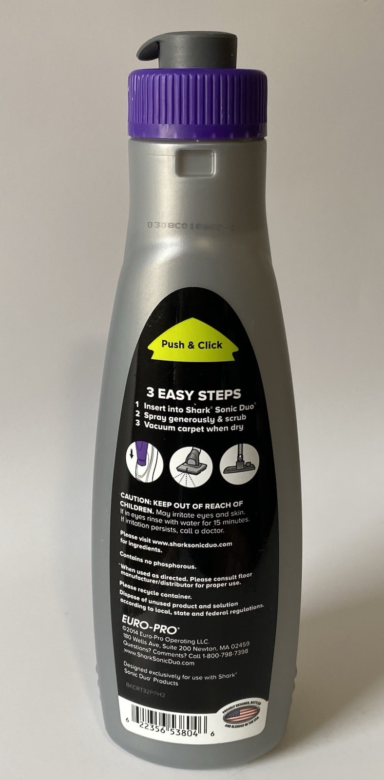Shark Carpet Buddy No Rinse Carpet Cleaner English Lavender 32oz