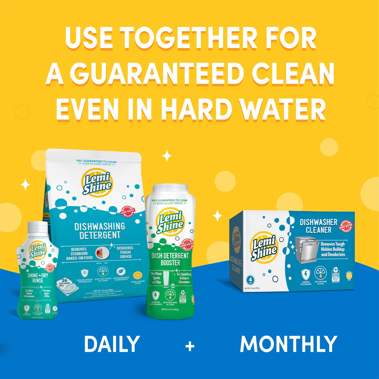 Natural Dishwasher Pods | All-In-One Powder & Gel Dishwasher Detergent Pods w…