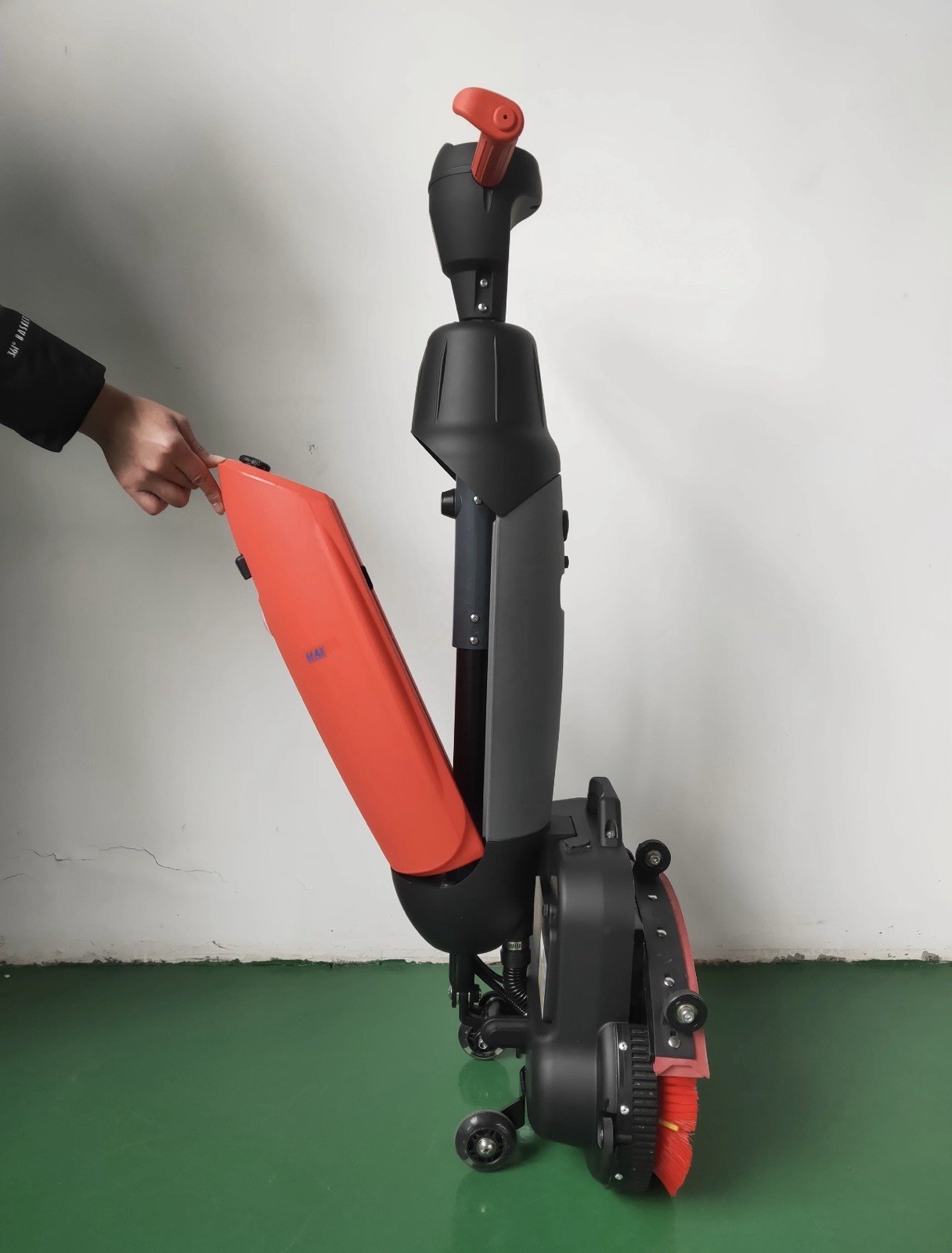 VOL-430 Battery Powered Small Walk Behind Manual Floor Scrubber Machine Floor
