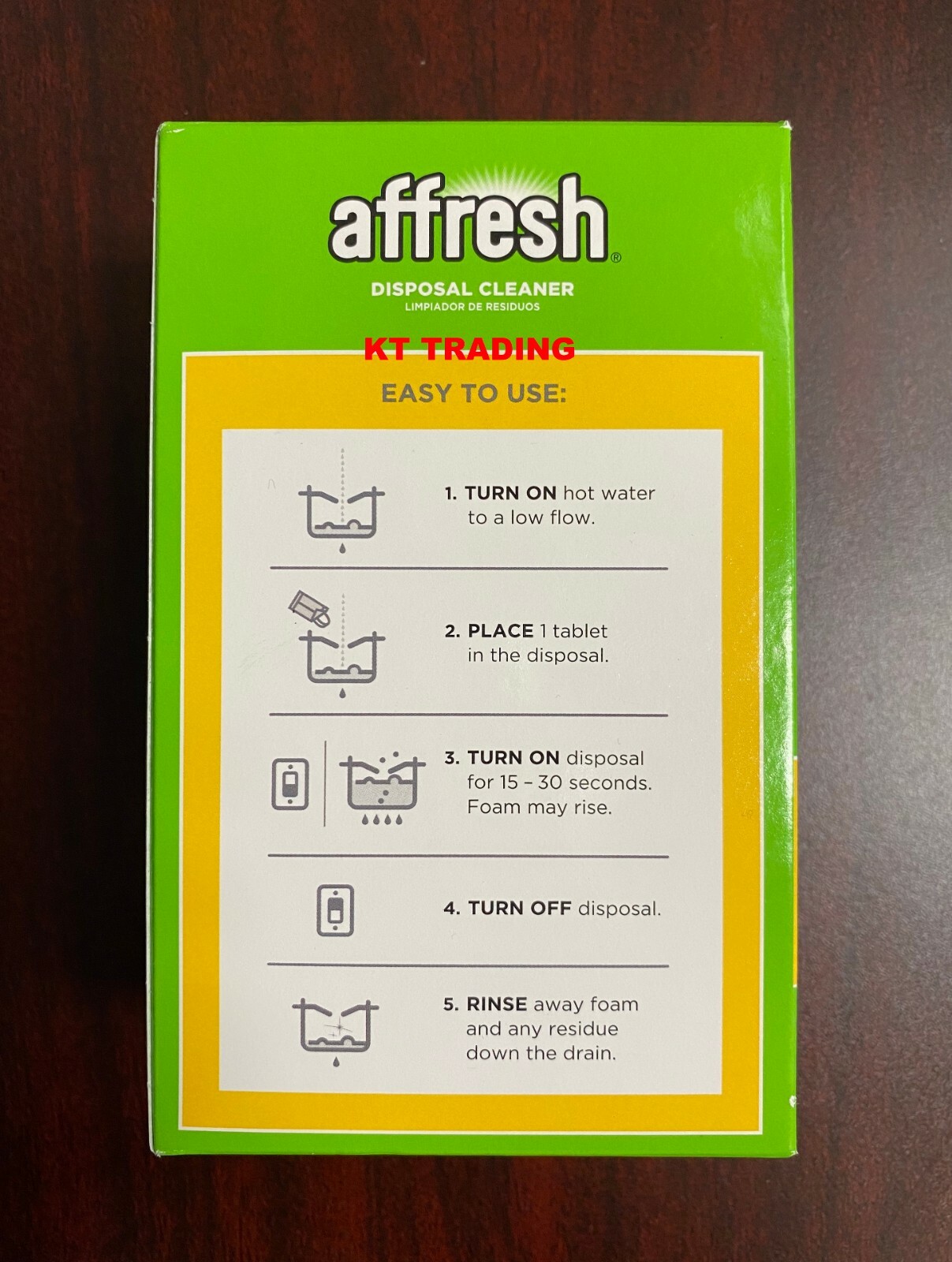 (6-Pack) Affresh DISPOSAL CLEANER Remove Odor w/ Foaming Action ~ Citrus Scent