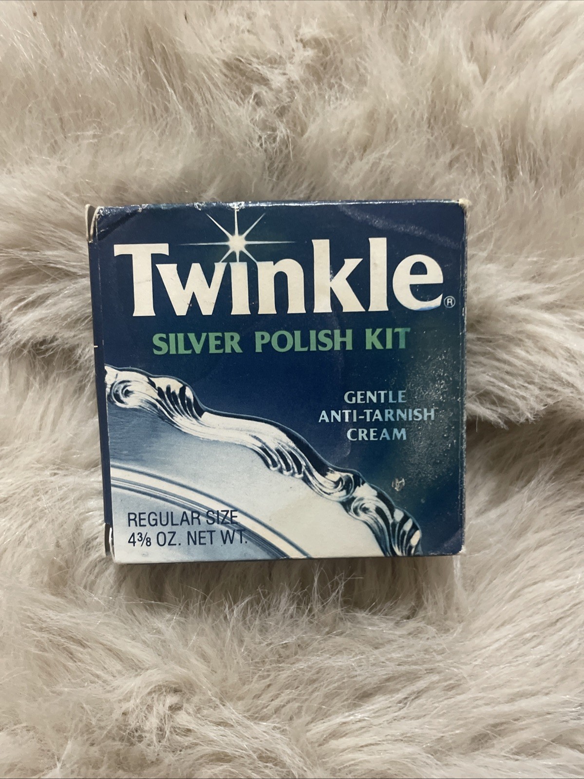 1 pack TWINKLE Silver Polish Kit with Applicator Sponge