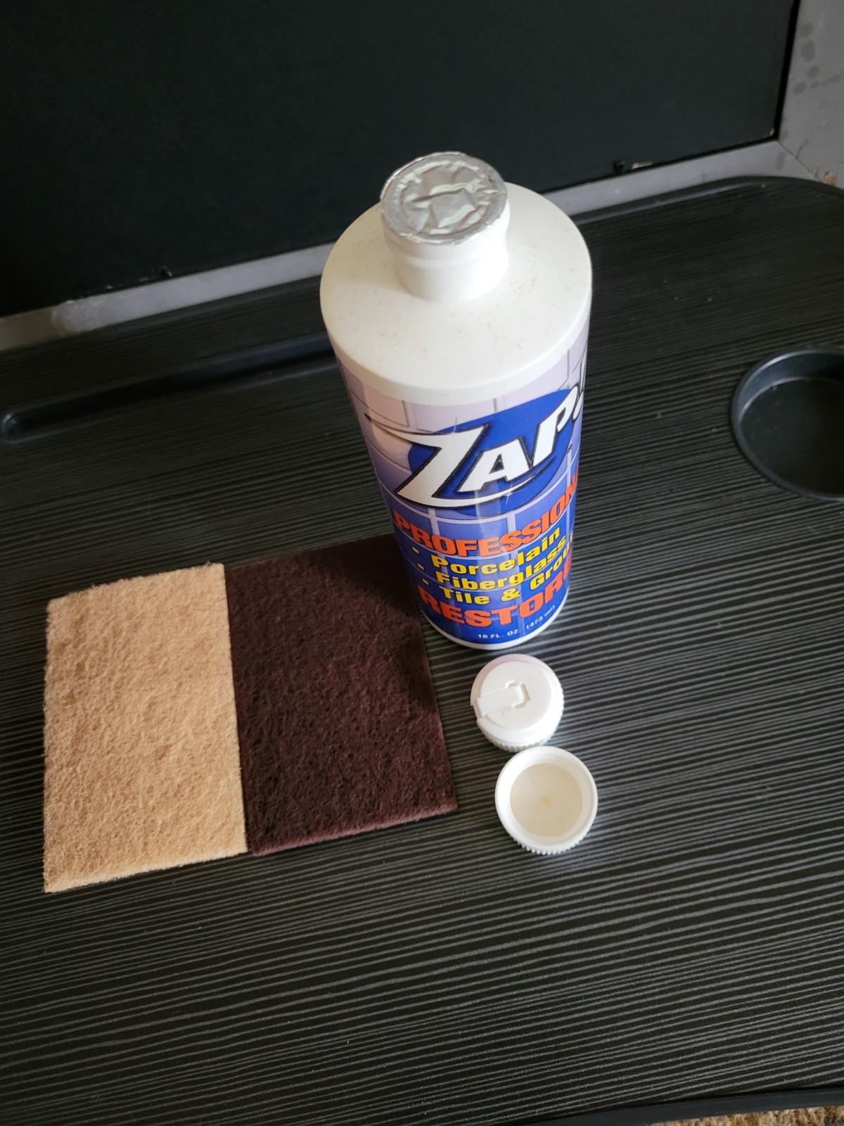 NEW Sealed ZAP! 16 oz Professional Restorer for Porcelain Fiberglass Tile Grout