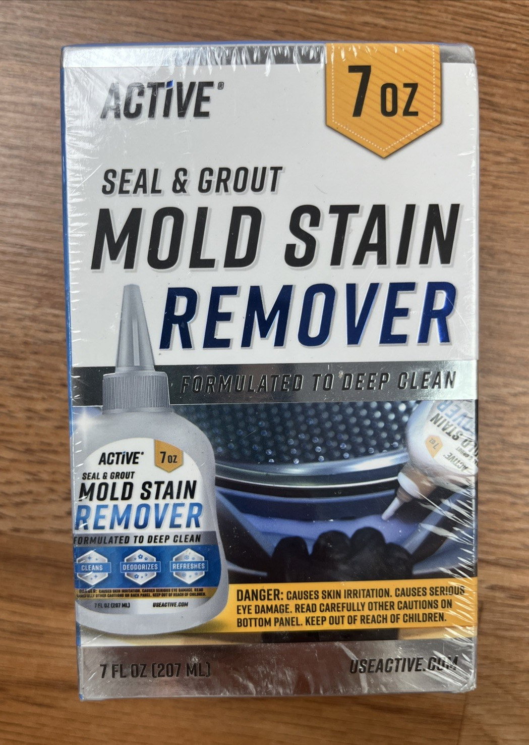 Active Seal & Grout Mold Stain Remover 7oz, Washer, Refrigerator, Dishwasher