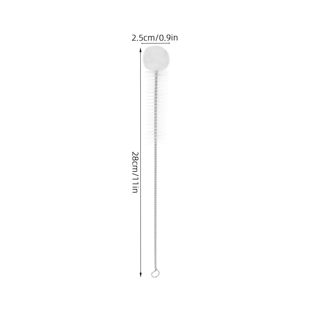 5pcs Softy Tip Nylon Brush Cotton Tip Nylon Brush Cotton Bottle Brush