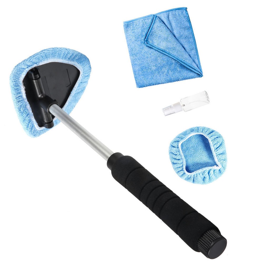 5Pcs Reusable Cleaning Duster Set Car Cleaning Brush Blue Microfiber Dust Brush