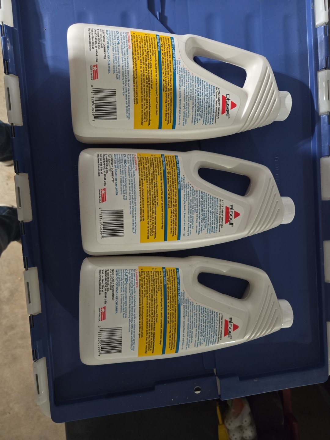 Bissell Little Green Formula 32oz x3 Deep Cleaning Solution Carpet Upholstery