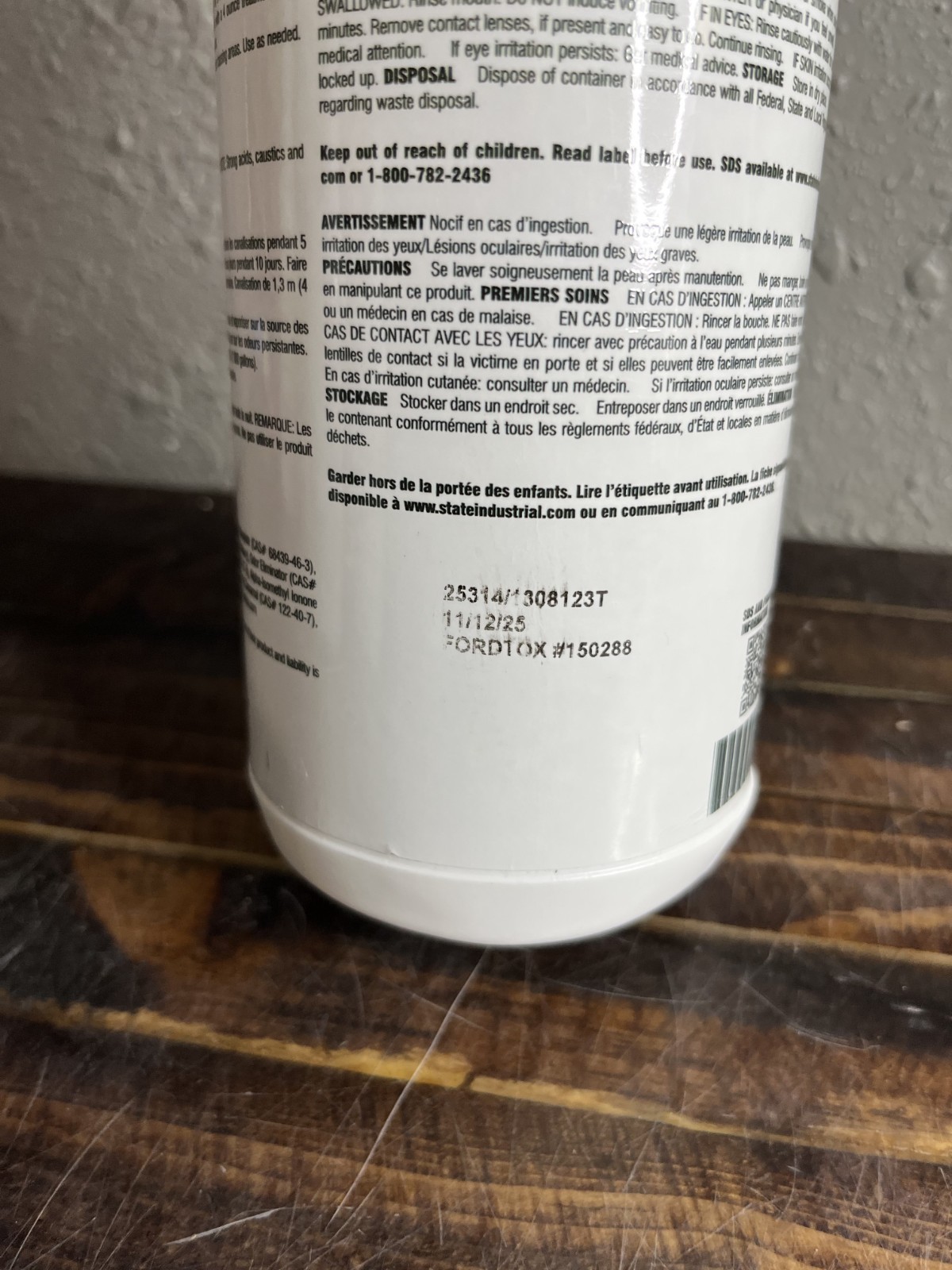 State Industrial D-Stroy Morning Fresh Drain Maintainer & Deodorizer 1 Quart