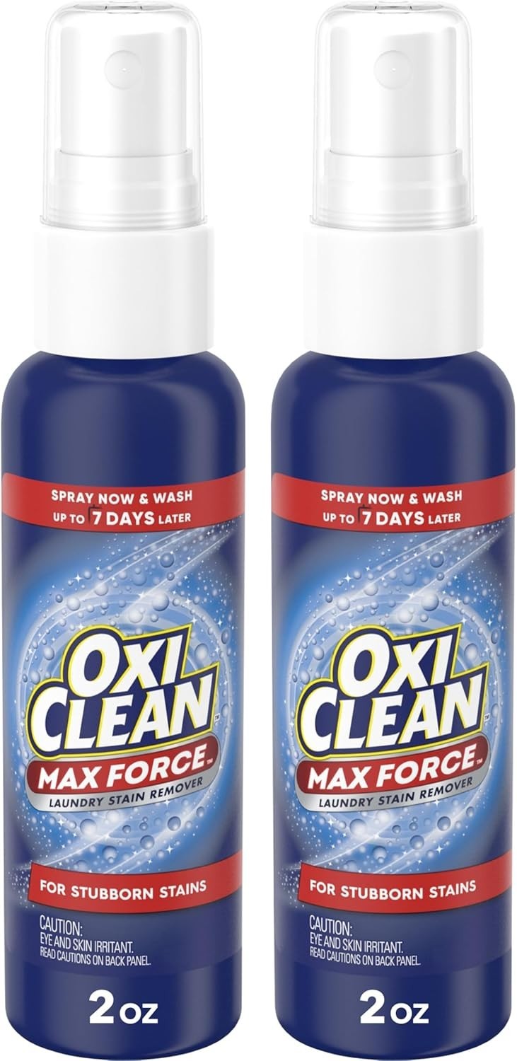 Max Force Baby Stain Remover Spray 2-Pack – Tough on Stains, Gentle on Clothes