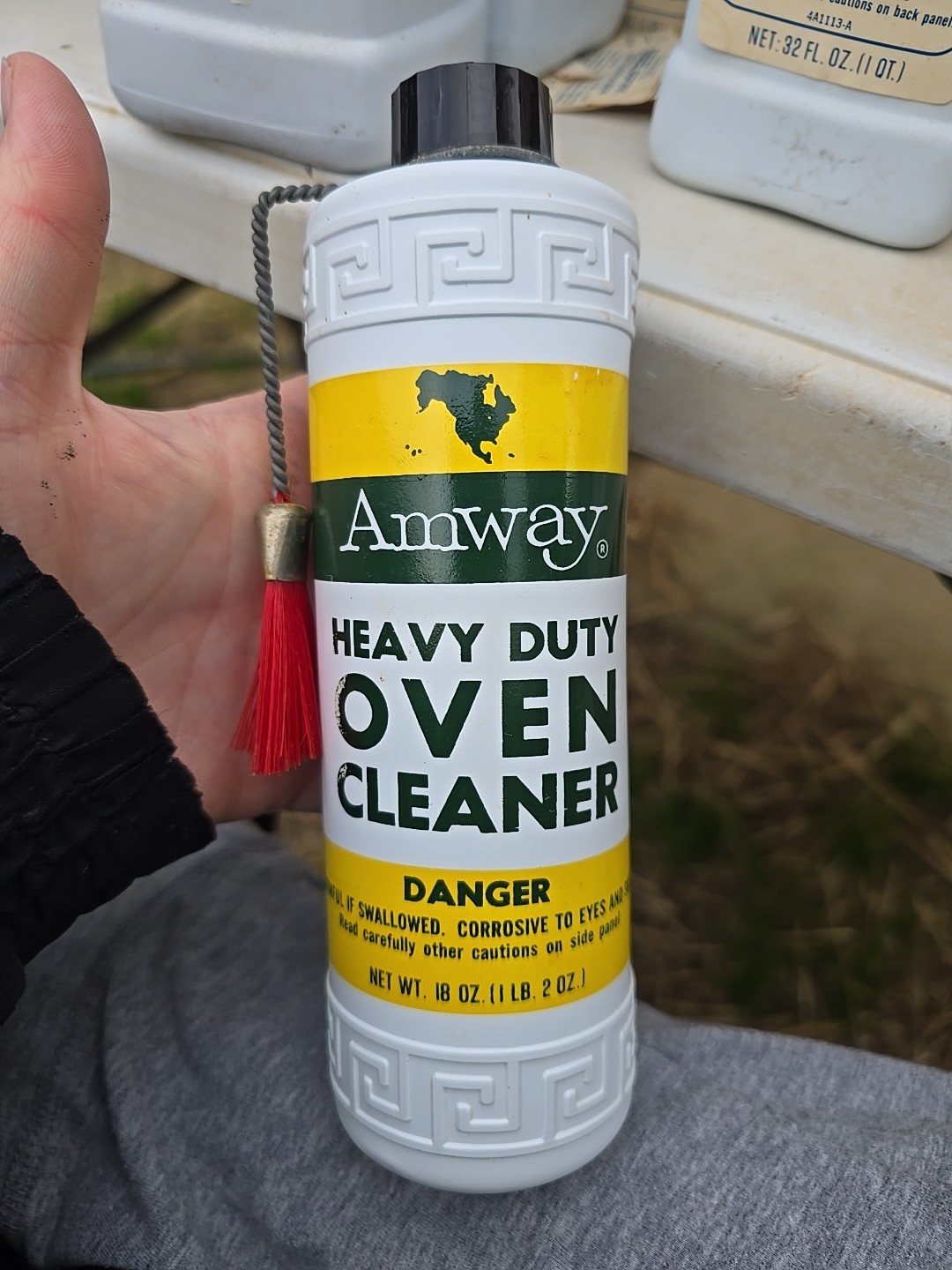Amway Heavy Duty Oven Cleaner 18 Oz NOS 1970 Rare HTF Use On Enamled Ovens Only