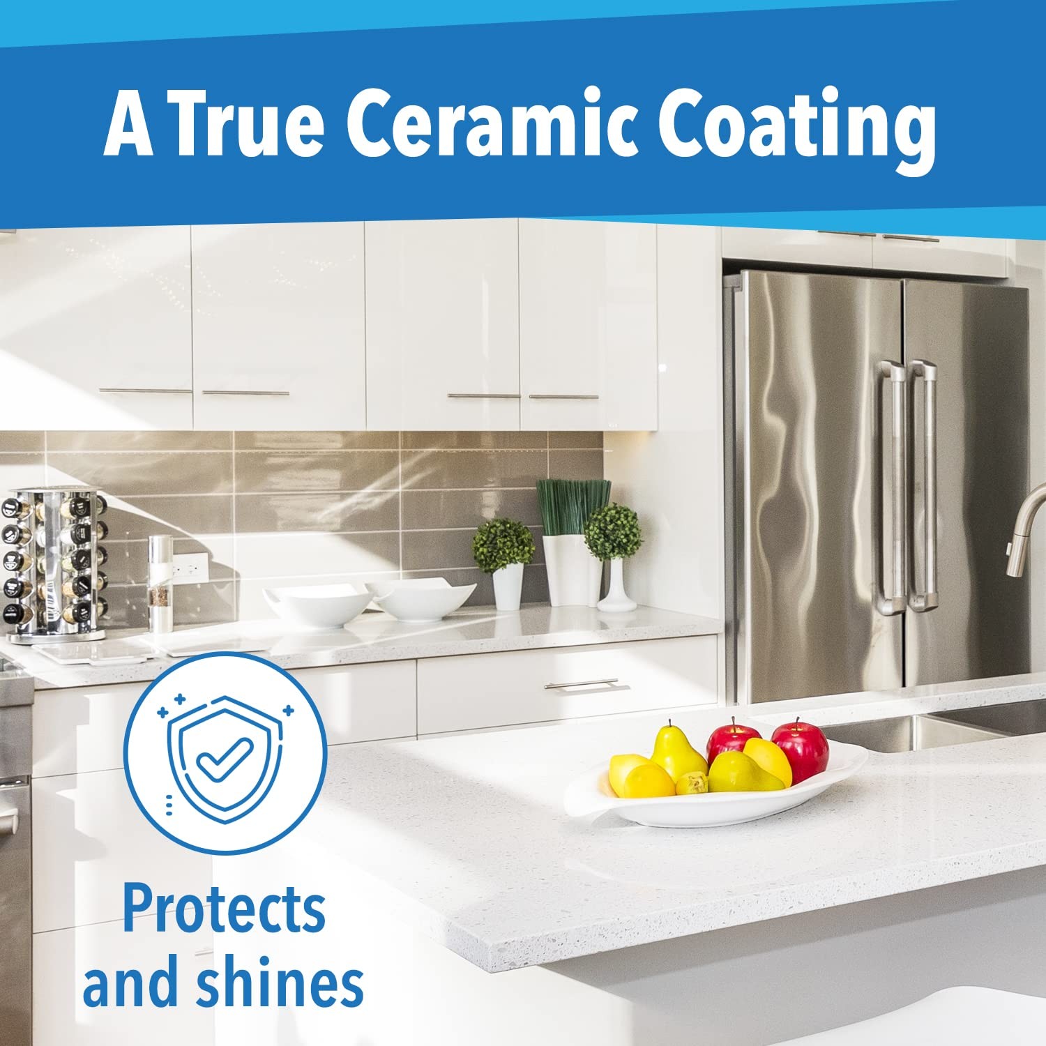 Surface Lock Ceramic Coating for Stainless Steel 8 Fl Oz (Pack of 1), navy