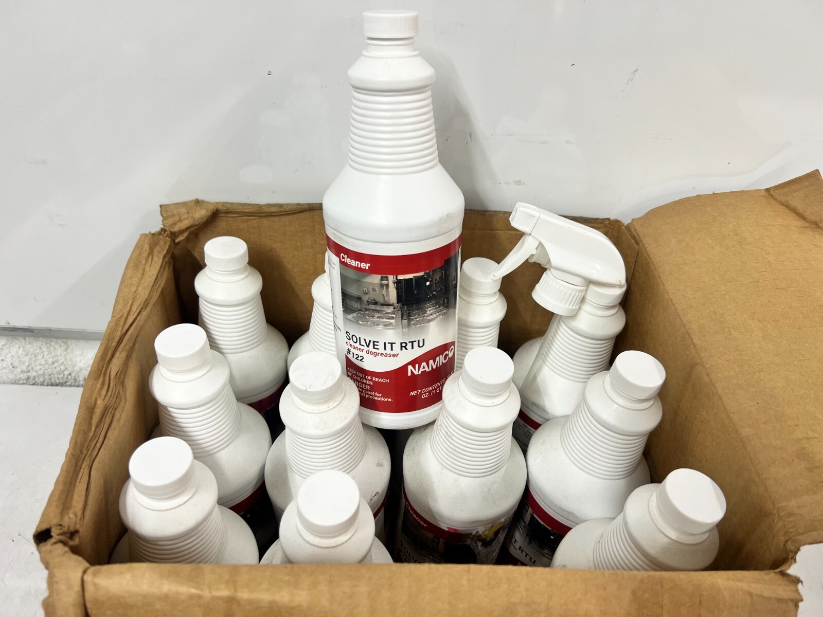 CASE OF 11 CarrollClean NAMICO Solve It RTU #122 Cleaner Degreaser 32 fl oz