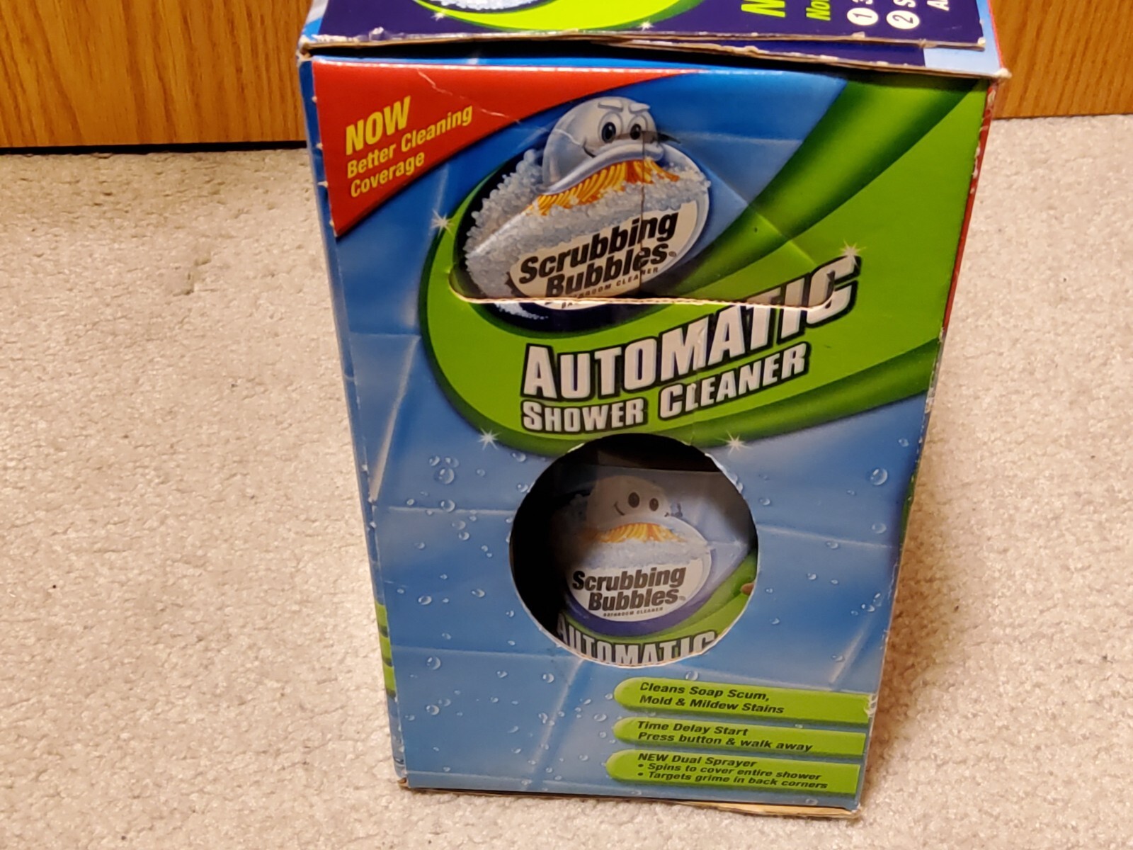 Scrubbing Bubbles Dual Sprayer Automatic Shower Cleaner w/ 2 Bottles New Sealed