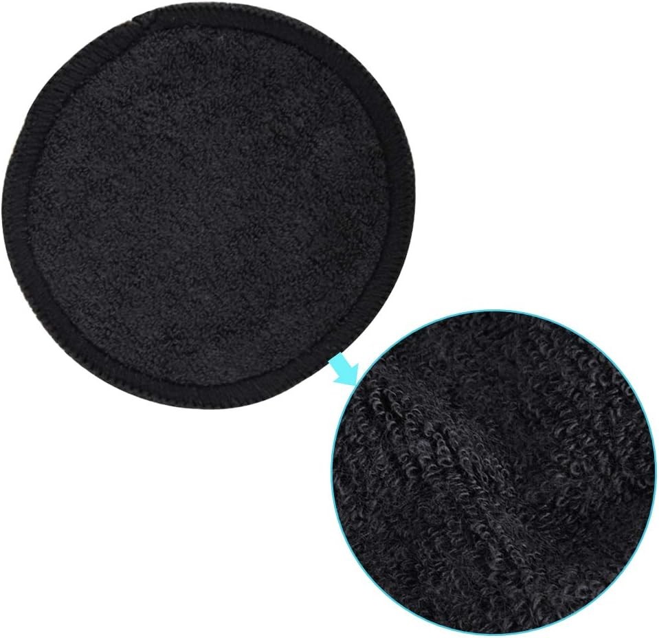 24 Pieces Reble Cotton Rounds Bla Makeup Remover Pads Layers