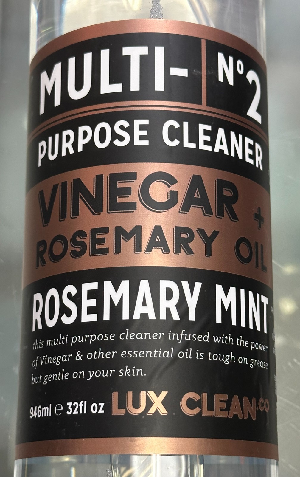(2-Pk) LUX CLEAN ~VINEGAR + ROSEMARY OIL Kitchen Refresher Cleaner ROSEMARY MINT