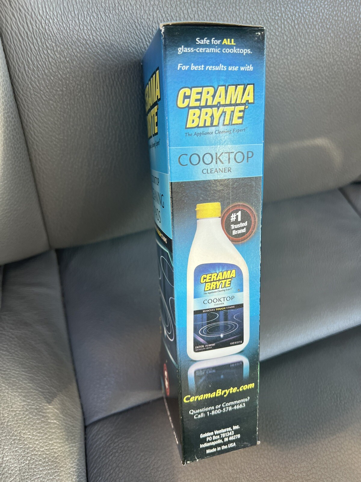 CERAMA BRYTE 29106 Ceramic Cooktop Cleaning Pads, 10 pk
