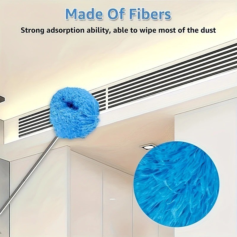 Microfiber Duster Cleaning Brush Dust Cleaner Bendable Handle Soft Ceiling Fan