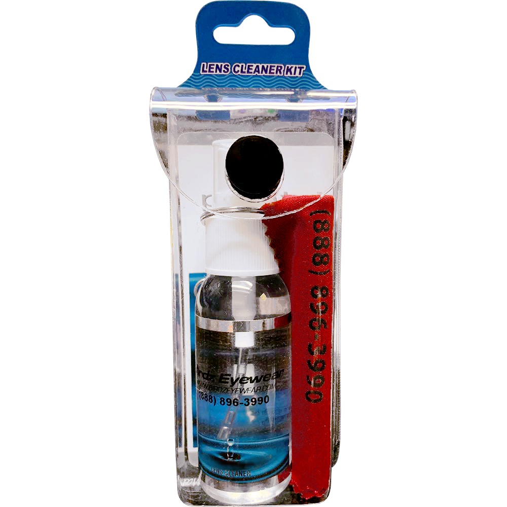 BIRDZ Eyeglass Sunglass Lens Cleaner Cleaning & Repair Kit Spray Cloth Tool &