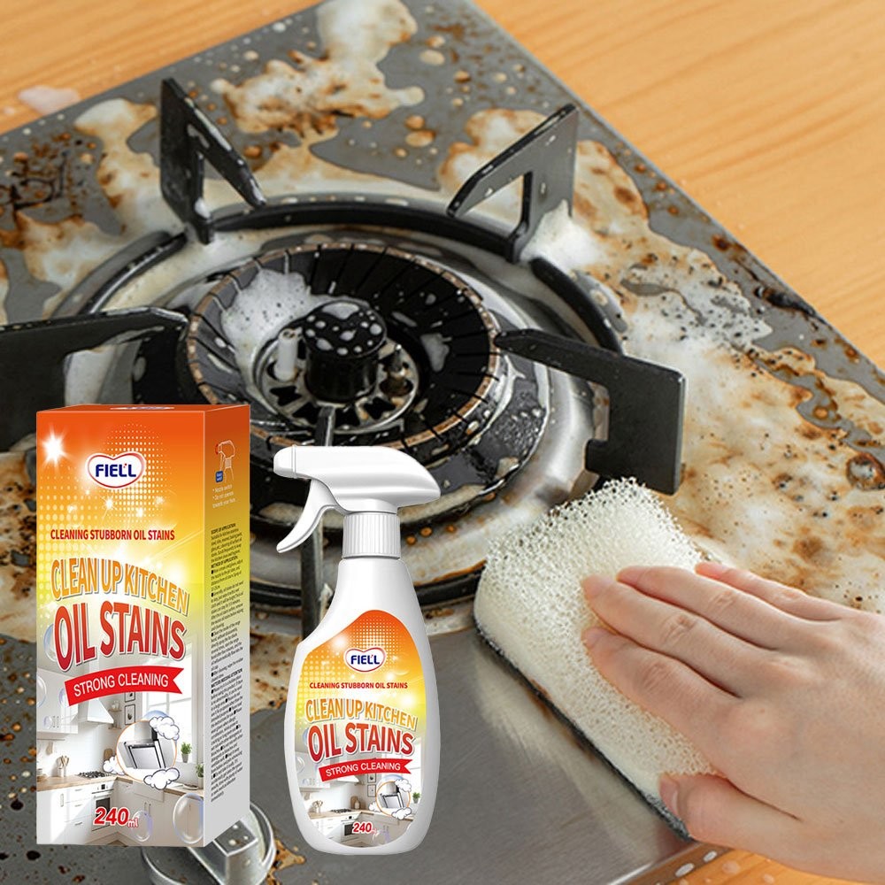 Kitchen Cleaner Strong Oil Detergent Stain Remover Multi-Purpose Cleaner 240ml