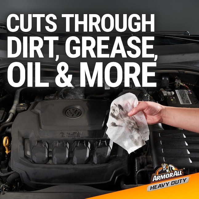 Armor All Heavy Duty Cleaning Wipes 25 -Count Wipes Car Interior Cleaner