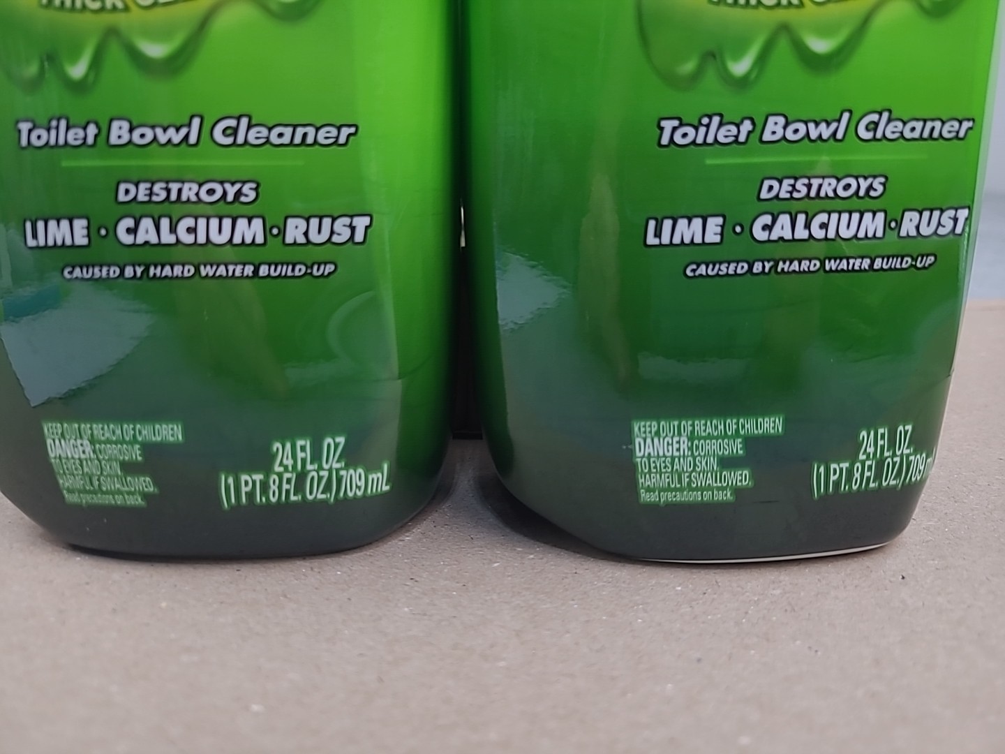 4x BIG 24 oz Lime-A-Way Thick Gel Formula Toilet Bowl Cleaner Rust —