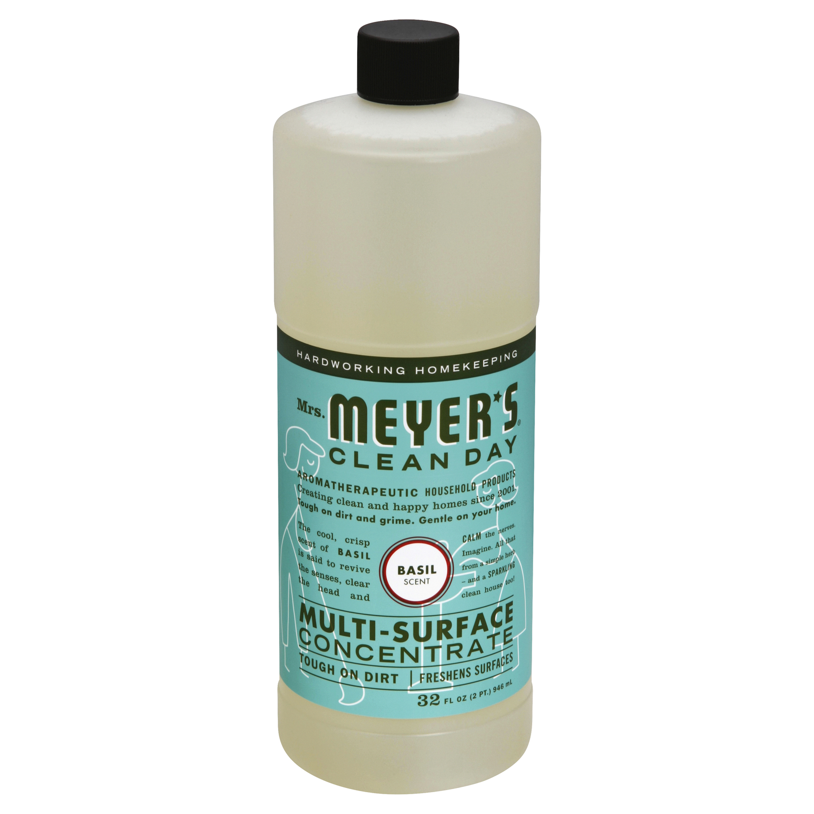 Mrs Meyers Clean Day Multi Cleaner Concentrate Basil 32 oz (Pack Of 6)