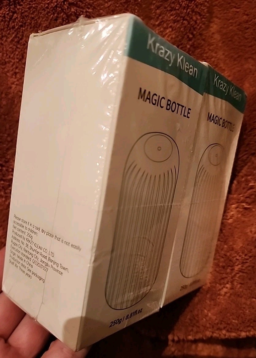 2 Pack Krazy Klean Magic Bottle Toilet Bowl Cleaner