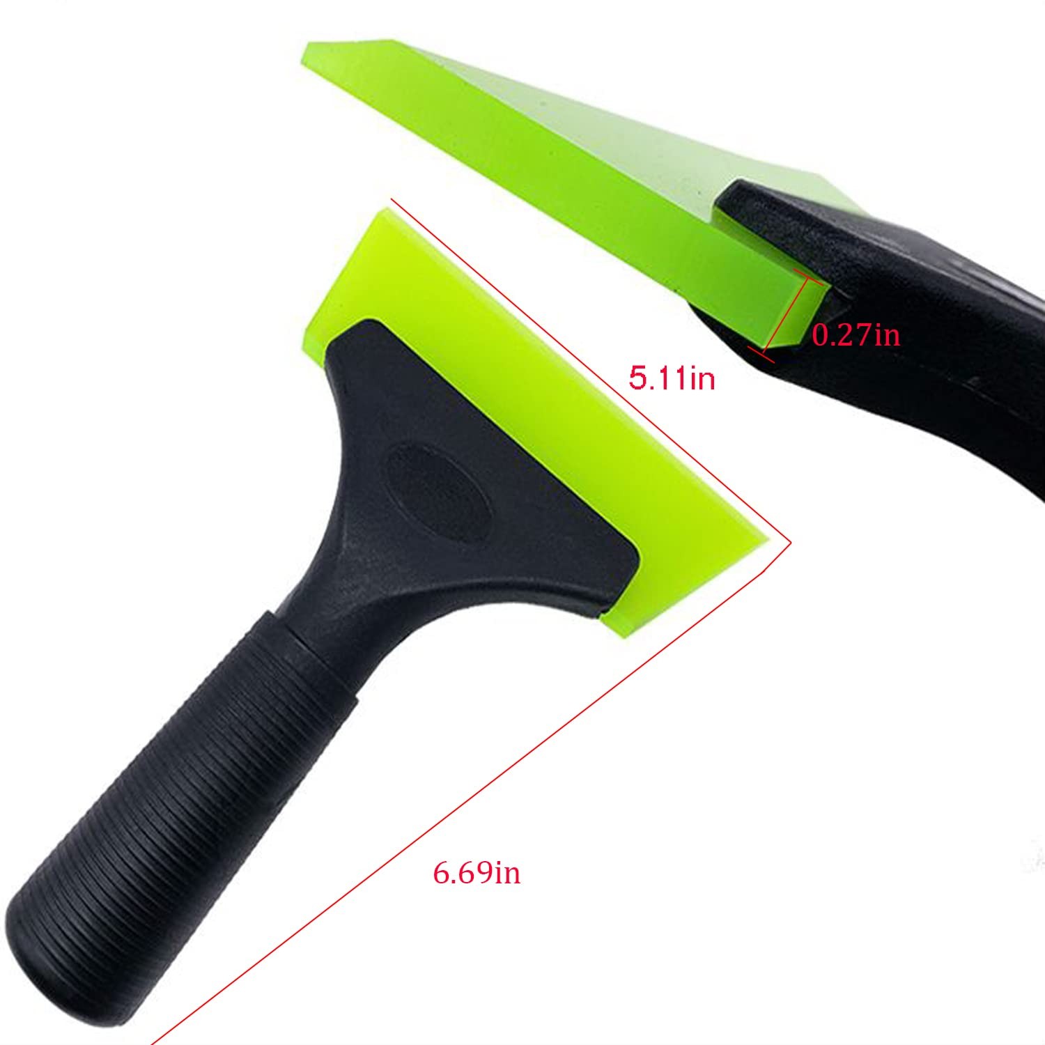 Small Squeegee with 5 Inch Rubber Blade Car Window Tint Tool Water Wiper