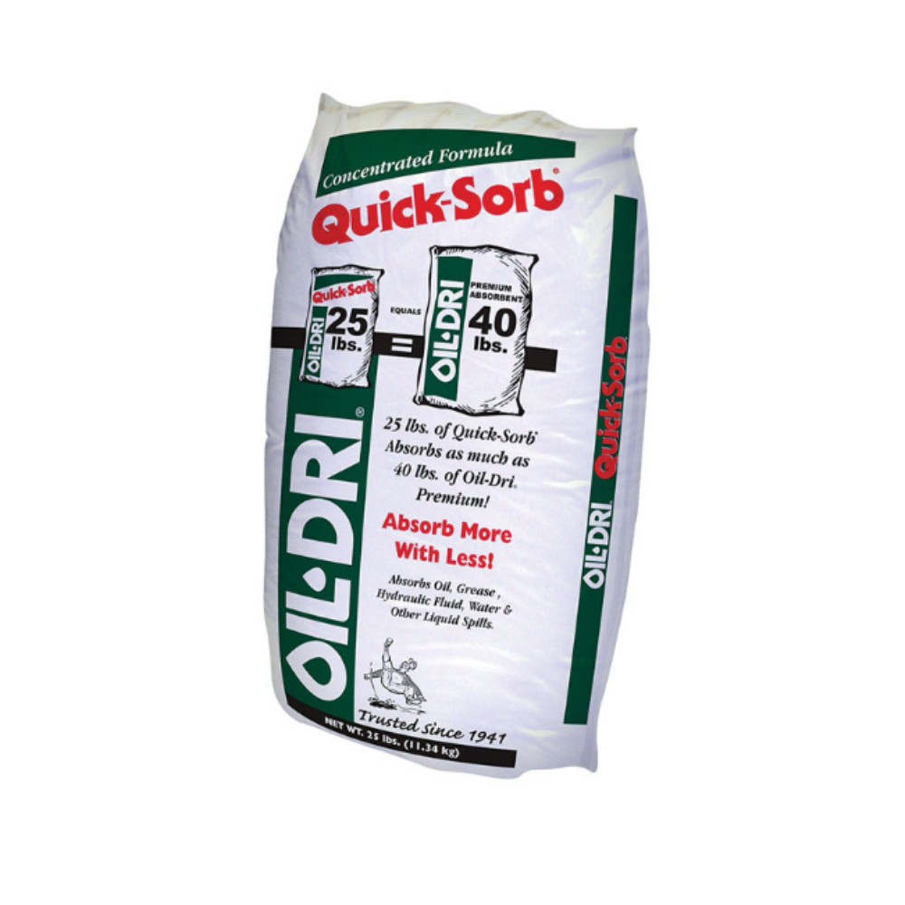 Oil Dri I05025 Universal Granular Clay Brown Oil Absorbent Bag 25 lbs.