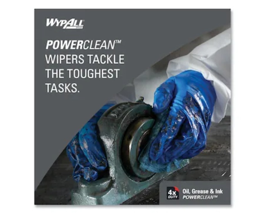 WypAll Oil, Grease & Ink Cloths Jumbo Roll, 33241 (04) New