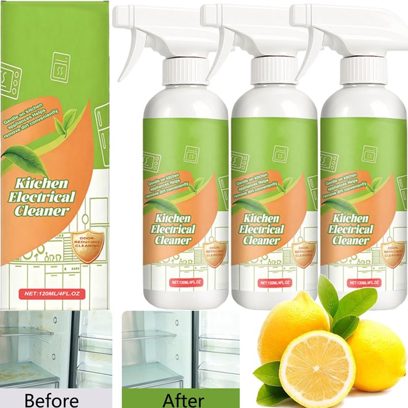 3PCS Electrolyzed Ion Kitchen Cleaner Spray, Cleanse Kitchen Appliance Cleaner