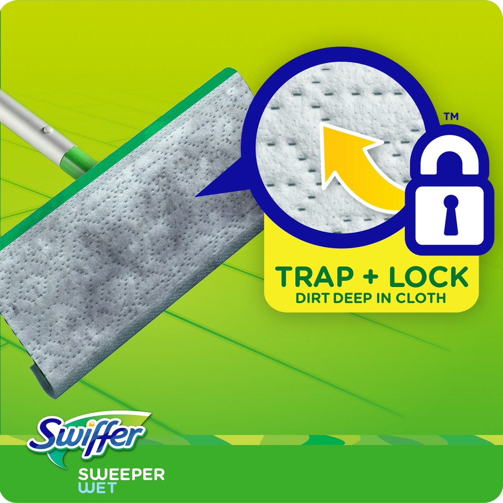 (24-Pack) SWIFFER ~ Floor WET MOPPING CLOTH Pad Refills ~ Febreze Fresh LAVENDER