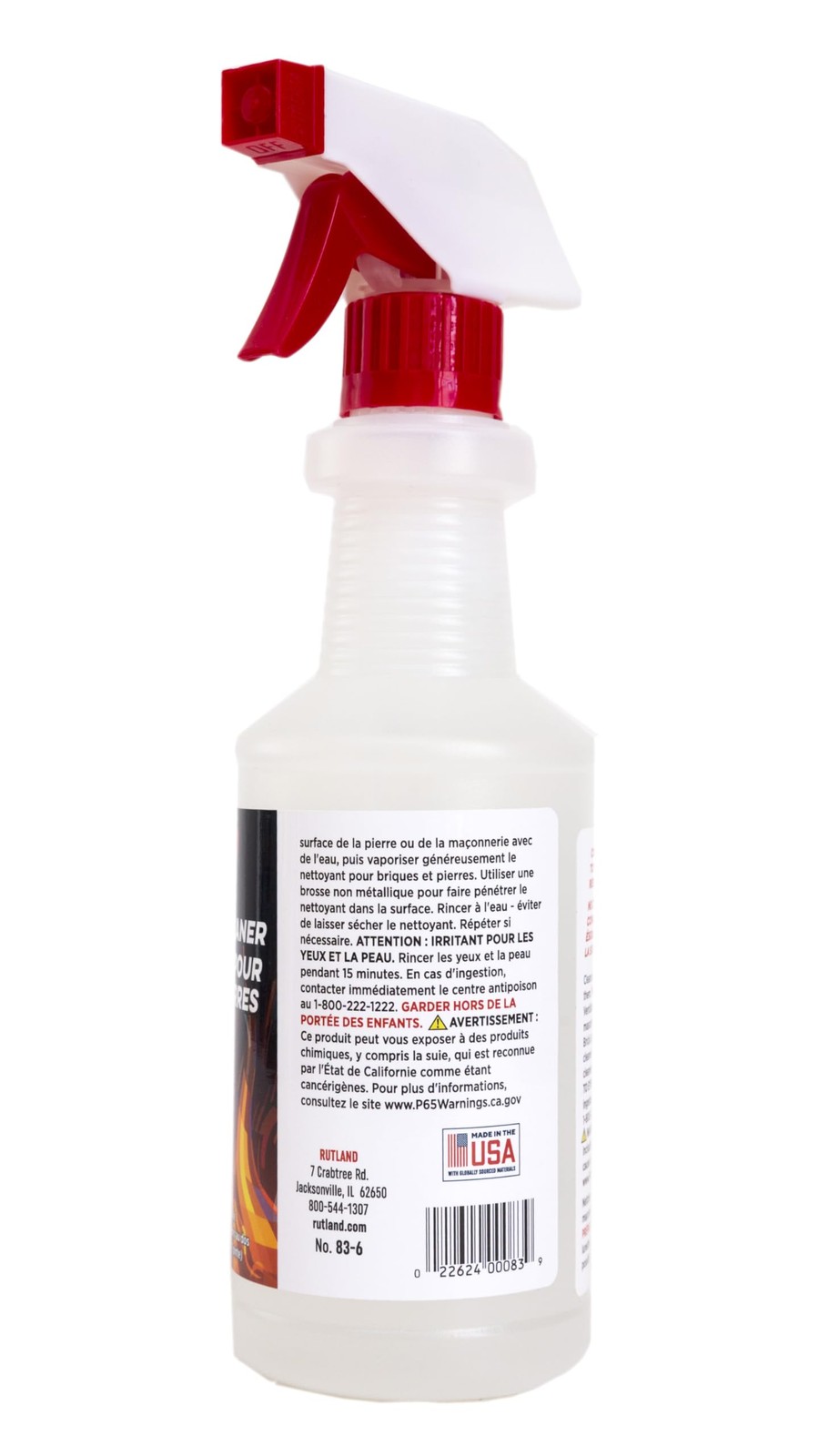 Rutland Brick and Stone Cleaner for Fireplace, Fire Brick, Terracotta, Marble…