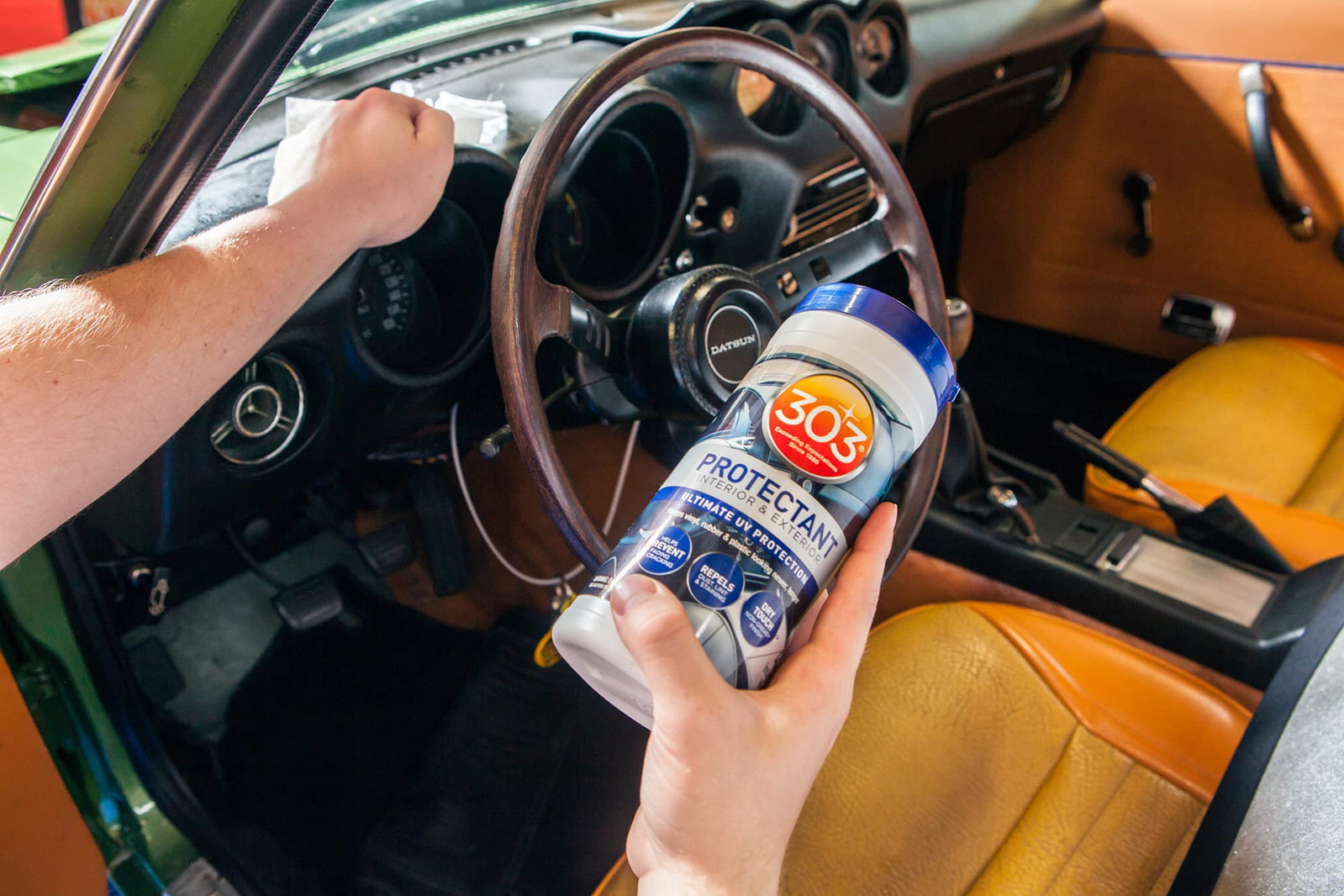 303 Automotive Protectant Wipes 25 Count UV Shielding Car Cleaning Wipes