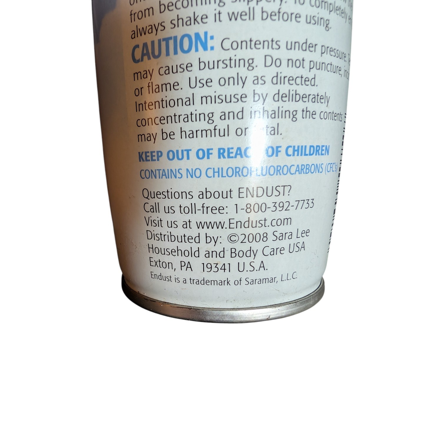 Endust Hypo-Allergenic Fragrance-Free Cleaning Spray 10 Fl Oz