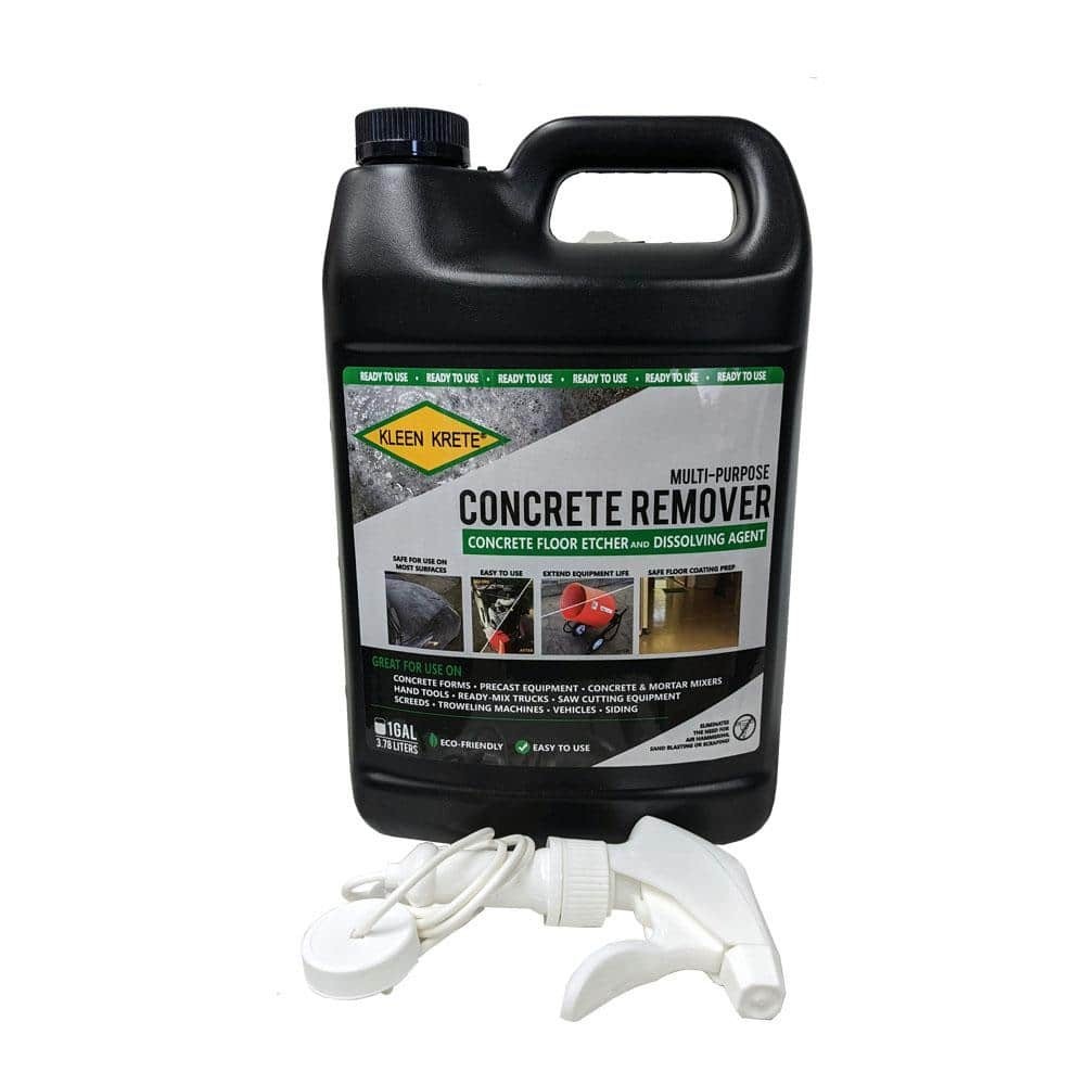 1 Gal Multipurpose Concrete Remover Dissolver Brick Wash Bottle Cleans Etches