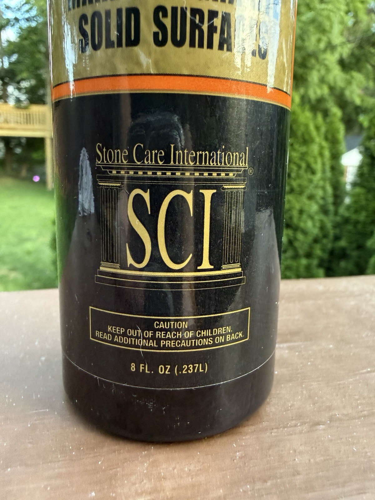 Stone Care International SCI Countertop Polish Marble Granite 8 oz Bottle 50%
