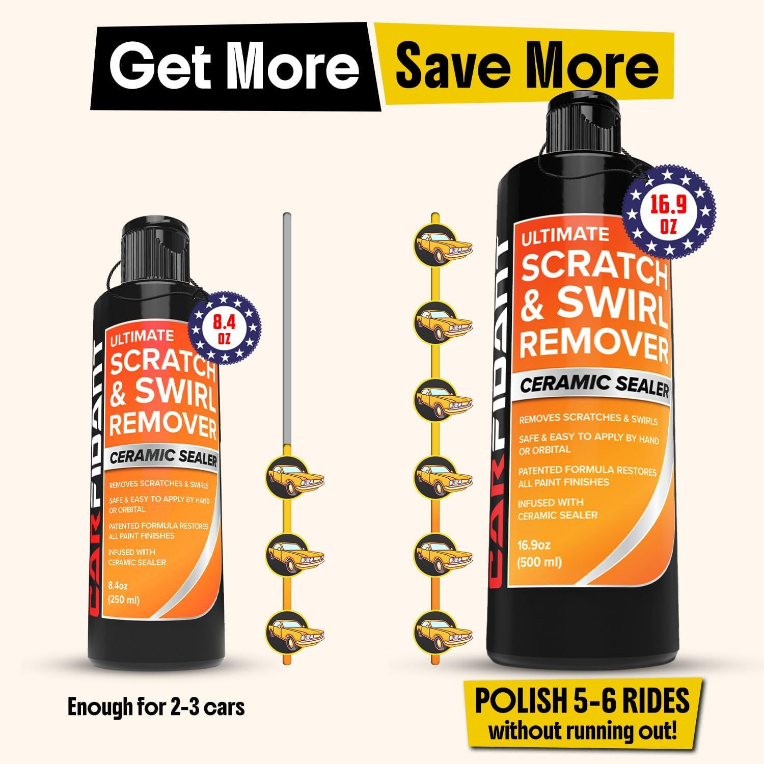 Scratch & Swirl Remover – Polishing, Rubbing & Buffing Compound for Car Paint Re