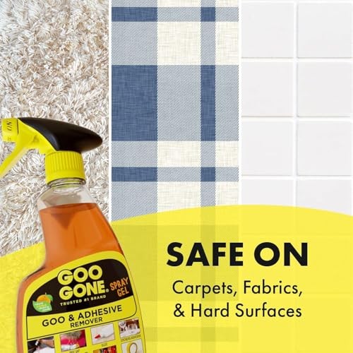 Goo Gone Spray Adhesive Remover 12 oz Gel Citrus for Hard Surfaces