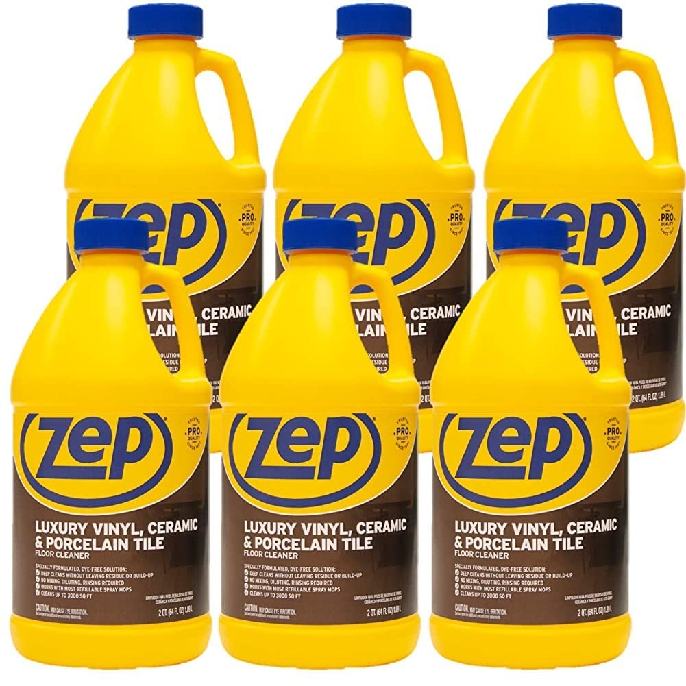 Zep Luxury Vinyl, Ceramic and Porcelain Floor Cleaner – 64 oz (Case of 6)