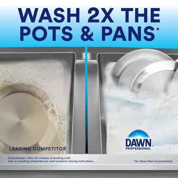 Dawn Original Dishwashing Liquid 1 Gallon Blue Dish Soap
