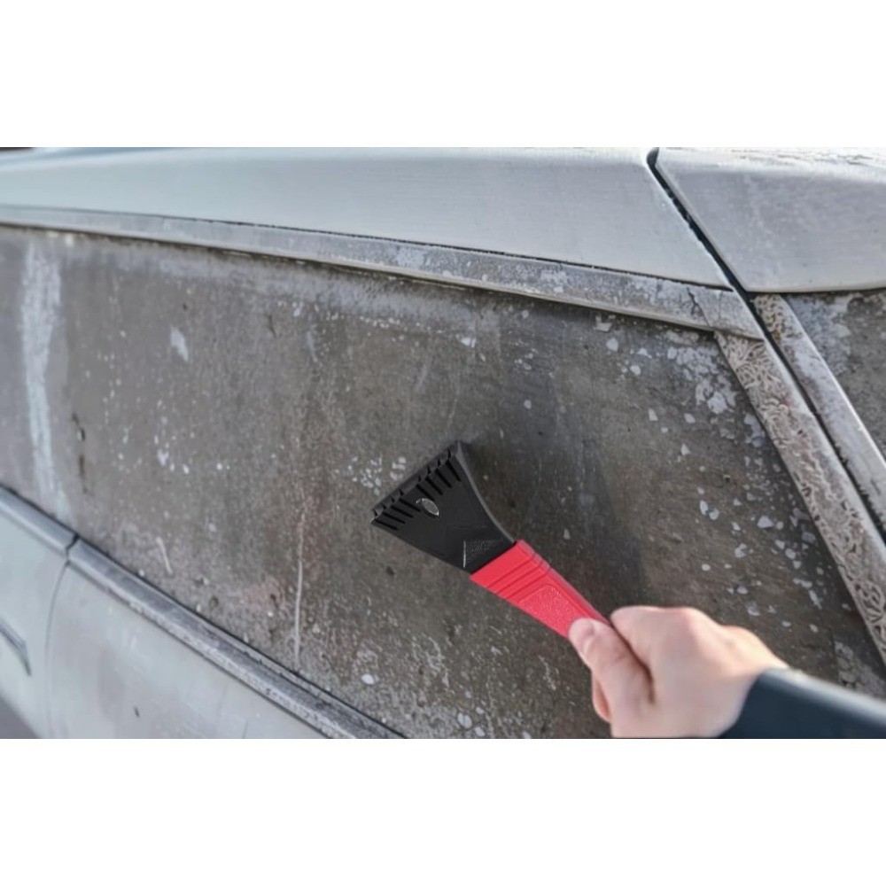 Durable Ice Scraper and Snow Brush with Ergonomic Grip for Car Windshield Frost