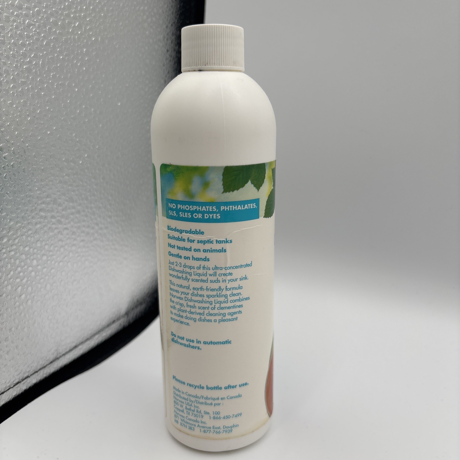 Norwex Dishwashing Liquid 6 Oz LEFT Of 12Fl Oz Biodegradable No Phosphates Open!
