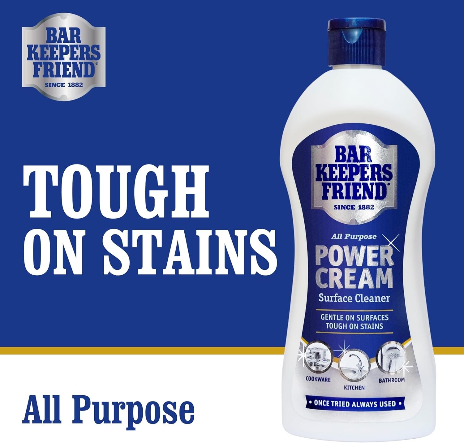 Bar Keepers Friend 350ml All-Purpose Power Cream – Eco-Friendly & Cruelty-Free
