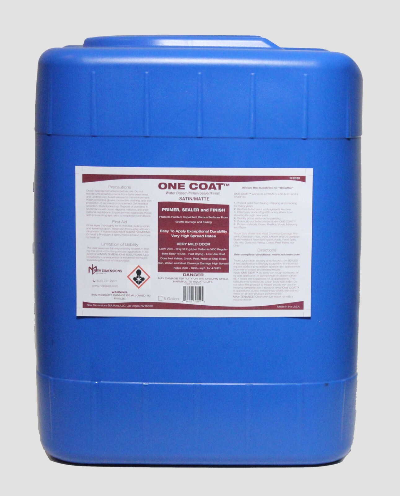 ONE COAT™ Water Based Primer/Sealer/Finish