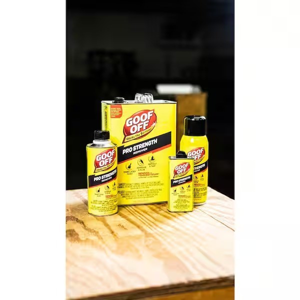 Goof Off (12 fl. oz). Professional Strength Latex Paint and Adhesive Remover
