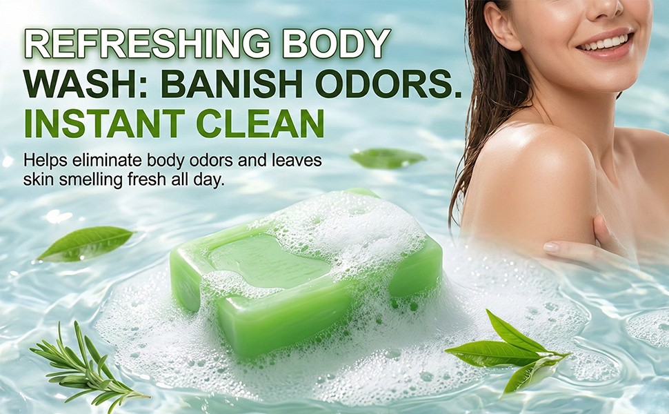 Tea Tree Oil Soap Bar for Face & Body, Natural Tea Tree Soap for