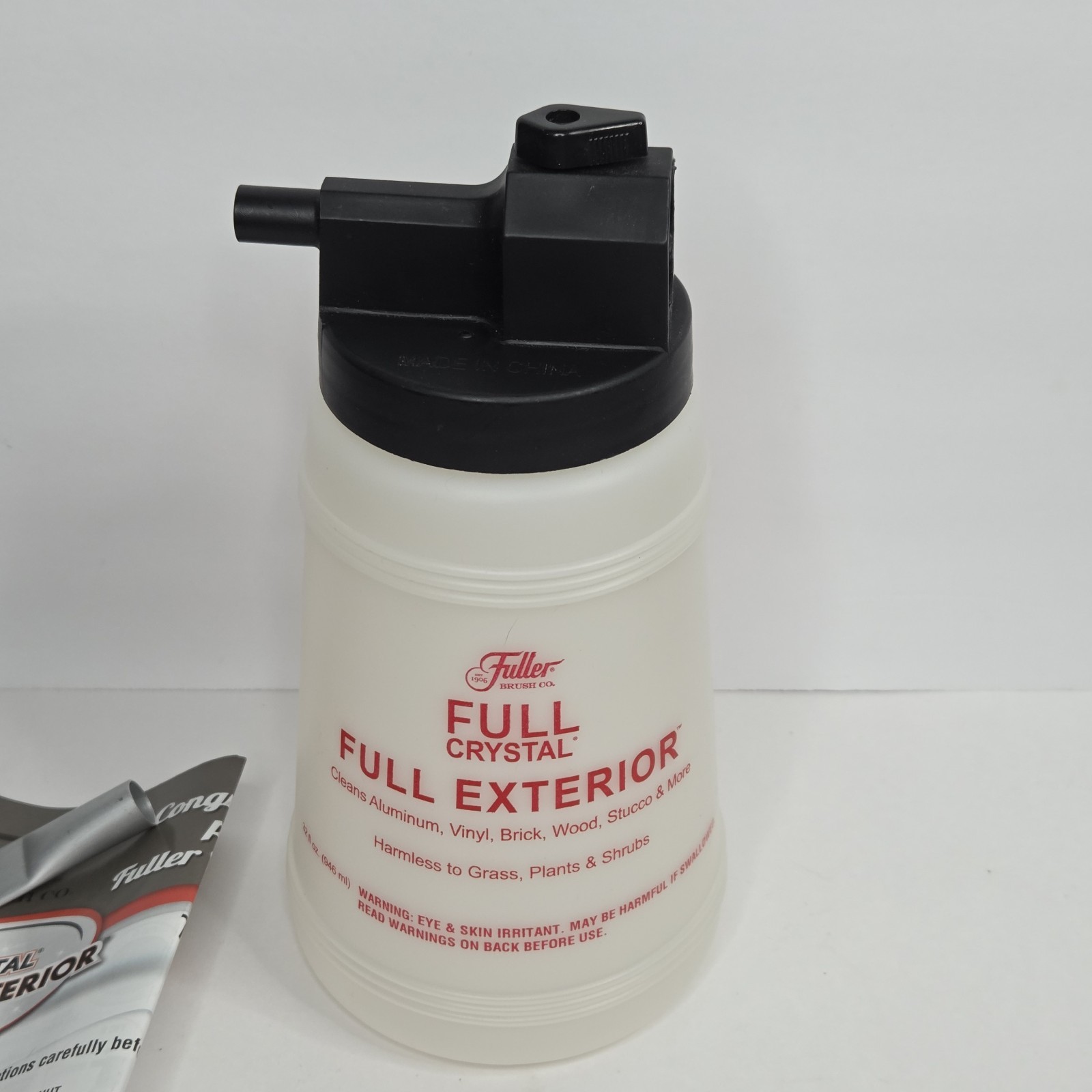 Fuller Brush Full Crystal Exterior Kit Cleans Aluminum Vinyl Brick Wood Stucco