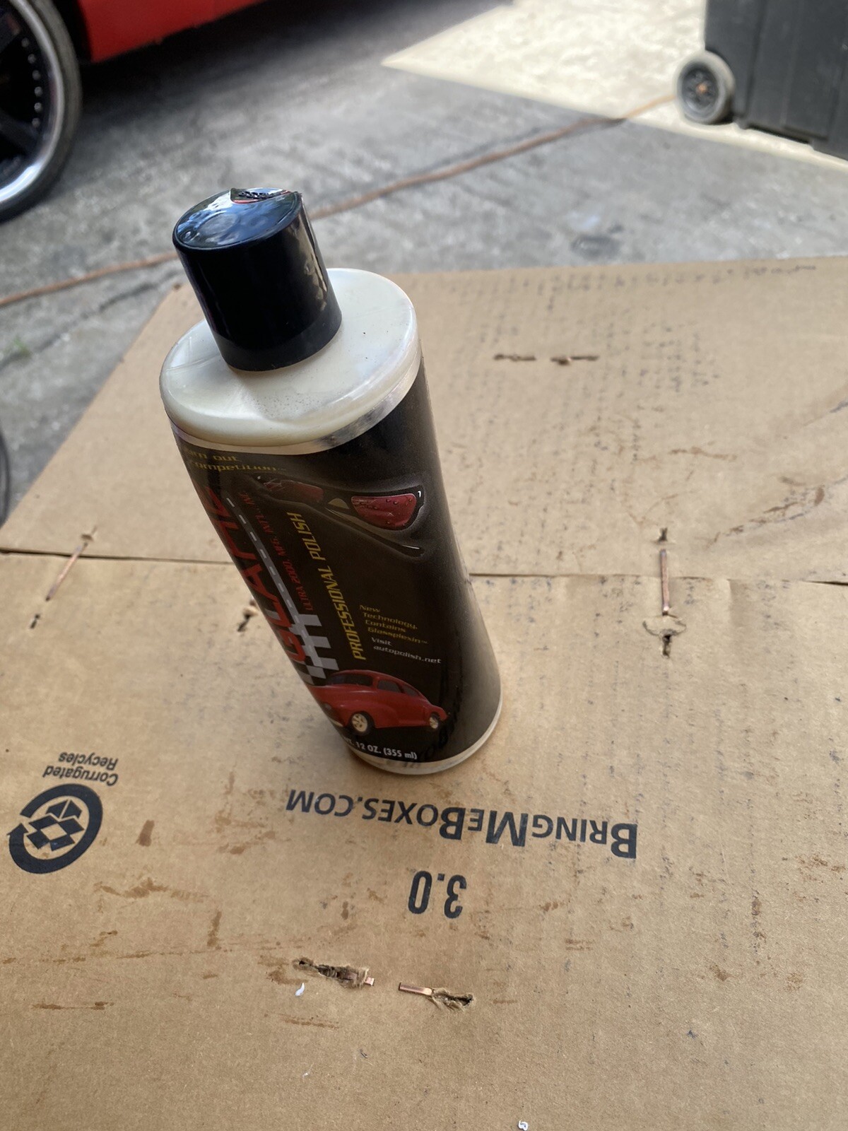 GLARE Ultra 2000 PROFESSIONAL Auto POLISH Wax – 12OZ 1 Dented Bottle But Good